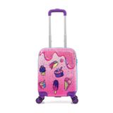 Gedox Kids Pembe Dondurma Mavi İce Cream Desenli Kız Çocuk Valizi 152.02 Pembe Dondurma Mavi İce Cream