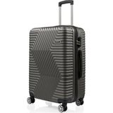 Gedox Polo Dzc Kuzenler Avm G&d Gedox Polo Suitcase Abs Büyük Boy Lüx Seyahat Valiz Gülkurusu - Füme