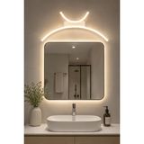Gedro Modern Tasarım Dekoratif LED Aplik (Gün Işığı) (Pilli Değildir) Mutfak Banyo Yatak Odası Çalısma Odası Hol Salon - Beyaz