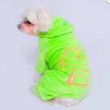 Gedyco Froglet Pembe Nakışlı Yumuşacık Peluş Küçük Irk Köpek Tulumu | Küçük Irk, peluş tulum, tulum pijama, peluş pijama, peluş pijama tulum, köpek pijaması