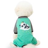 Gedyco Mint Pandalı Penye Küçük Irk Köpek Tulumu | yumuşacık, likralı, penye, esnek köpek pijaması, köpek tulumu