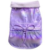 Gedyco Shiny Lilac Kalın Polarlı Küçük Irk Köpek Yeleği (XL)