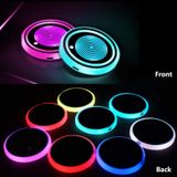 Geeksen Paket Led Araba Bardak Tutucu Işıkları 7 Renk Değiştiren Aksesuarları Bardak Altlığı Işığı
