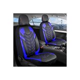Geely Familia Lüx Deri Oto Koltuk Kılıfı Ön Arka Takım Set Classy MAVİ SİYAH