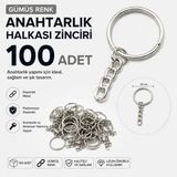 GEEN Boş Zincir Halka Anahtarlık - 100 Adet