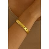Geen İtalyan Charm 19 cm Altın Bileklik