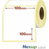 Gees Global 100X100 mm Termal Etiket, Barkod/adres/kargo Termal Etiketleri, ve Diğer Yazıcılarla Uyumlu