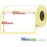 Gees Global 100X80 mm Termal Etiket, Barkod/adres/kargo Termal Etiketleri, ve Diğer Yazıcılarla Uyumlu