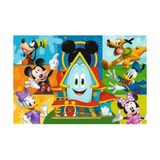 Gees Global 14351 24 Büyük Yapboz, 24 Büyük Parça, Renkli Masal Karakterleri, Yaratıcı Eğlence, 3 Yaşından Büyük Çocuklar Için Eğlence, Mickey, Mickey Mouse ve Arkadaşları