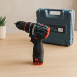 Gees Global 24V Fırçasız Şarjlı Darbeli Matkap + Uç Seti - 5.0AH, 1550 Rpm, 2 Batarya