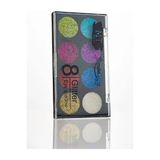 Gees Global 8 Renk Glitter Far Paleti - 2'li Set - 1