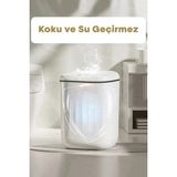Gees Global Akıllı Teknolojik Sensörlü Çöp Kovası Işık Antibakteriyel Koku Geçirmez Mutfak Banyo Wc Of - Renkli - standart