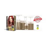 Gees Global Beauty Expert Haır Color (Keratin)'li 1 Kutu (2 x 50 Ml) (Kızıl Büyü 5.56)