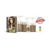 Gees Global Beauty Expert Haır Color (Keratin)'li 1 Kutu (2 x 50 Ml) (Küllü Koyu Kumral 6.1)