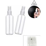 Gees Global Boş Sprey Şişesi - 100 ml - Plastik - Şeffaf - Çok Renkli - STANDART