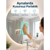 Gees Global Cam Temizlik Bezi Yüksek Emici Mikrofiber Bez Cam Ayna ve Vitrin Temizliği