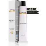 Gees Global Lilafix Krem Profesyonel Tüp Saç Boyası 60ML - 4.6 Kestane Kızıl - Renkli