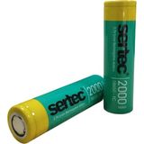 Gees Global Lityum Iyon Şarjlı Pil 2000 Mah 3.7V 18650 Boyut - Çok Renkli