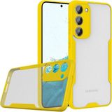 Gees Global Mey Ithalat® Samsung Galaxy S23 Plus Kılıf Platin Silikon - Sarı