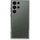 Gees Global Mey Ithalat® Samsung Galaxy S23 Ultra Kılıf Lensli Silikon - Gümüş