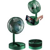 Gees Global Mini Fan Telefon Tutucu Katlanabilir USB Şarjlı Masaüstü