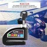 Gees Global Motosiklet Alarmlı Disk Kilidi R8201