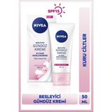 Gees Global Nıvea SPF15 Besleyici Gündüz Kremi 50 ml - Kuru Ciltler - 1 Adet