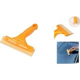 Gees Global Oto Cam Temizleme Kurulama Çekçek Cam Sil Pratik Su Çekme Aparatı Turuncu 14CM - Çok Renkli