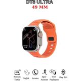 Gees Global Turuncu Silikon Kordonlu Siyah Kasa Akıllı Saat, Gps ve Nabız Sensörü Içeren 49 mm Ekranlı M - Renkli - Standart - 1