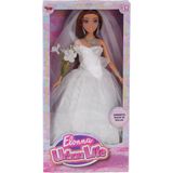Gees Global WG-661048 Kutulu 29CM Gelinlikli Bebek - Renkli