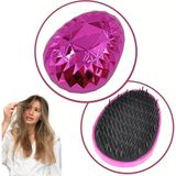 Gees Neon Pembe Düzleştirici Tarak Geniş Aralıklıher Saç Tipine Uygun Fırçalı Saç Düzleş