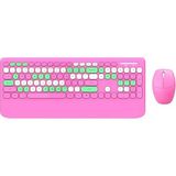 Geezer Kablosuz Klavye Mouse Set 106 Tuşlu Ingilizce Q Notebook Laptop Uyumlu Ev ve Ofis Için Bil