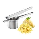 GEFU 89440 Patates, meyve suyu ve makarna sıkacağı PRENSO, ince patates püresi, ev yapımı spätzle ve spagetti dondurması, meyve presi, paslanmaz çelik