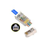 GEG MPFC5E-5101 FTP RJ45 YENİ NESİL METAL KORUMALI 100 ADET CAT5/CAT6 KONNEKTÖR