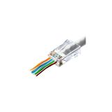 GEG MPUC6-5101 UTP RJ45 YENİ NESİL 3-U HOLE 100 ADET CAT6 & CAT7 KONNEKTÖR