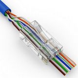 GEG UC5E-5101 YEN NESİL RJ45 KONNEKTÖR (500 ADET) CAT5/CAT6