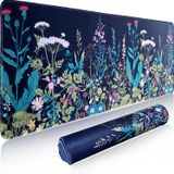 GEGEBOOM Oyun Mouse Pad XL XXL Dünya Haritası ile (31,5 x 11,8 inç), Masa Mat ve Büyük Mouse Pad Klavye Mat 3 MM Kaymaz ve Su Geçirmez Kauçuk Mouse Pad (Karahindiba)