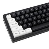 GEKUCAP Siyah ve Beyaz Keycaps 150 Anahtar, Minimalist Stil CSA Profili PBT Tuş Kapakları Boya Süblimasyon Özelleştirilmiş Tuş Kapakları Seti Gateron Kailh Cherry MX Switch Oyun Mekanik Klavyeleri