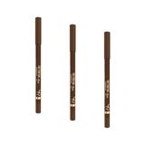 Gel Eyepencil - 115 Rustic Brown - Uzun Süre Kalıcı Gel Göz Kalemi (3 Paketi)