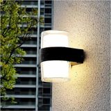 Geldi Silindir LED Aplik 12 Watt Gün Işığı 3200K Iç Mekan ve Dış Mekan Cata Bora LED Aplik