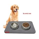 Geldimicom Diatomite Kedi Köpek Suluk Altlığı Porselen Malzeme ile Süper Emici Turkuaz Renk