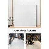 GELDİMİCOM Yapışkanlı kalın dayanıklı pvc yer döşeme zemin döşeme yer kaplama zemin kaplama 60x60cm (4 adet)