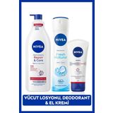 Gelin Çeyiz Seti, Repair&Care Vücut Losyonu 400ml, Deodorant 150ml, El Bakım Kremi 75ml, Kuru Cilt