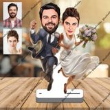 Gelin Damat 3d Ahşap Biblo,sevgiliye Hediye,doğum Günü Hediyesi