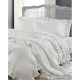 Gelin Home Yasemin Nevresim Takımı ve Pike Şampanya - 200 x 220 cm - Ekru