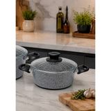 Gelincik 22CM Granit Ezme Derintencere Pilav ve Karnıyarık Tenceresi