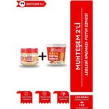 Gelincik 2'li Set 320gr Leblebi Kreması ve 1kg Şekersiz Saf Katkısız Taze Çekim Glutensiz Fıstık Ezmesi - 1,32 kg