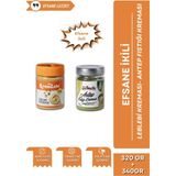 Gelincik 2'li Set Kahvaltılık Sürülebilir Katkısız 340GR Leblebi Kreması + Antep Fıstığı Kreması 320GR - 660 gr