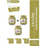 Gelincik 3'lü Set Antep Fıstığı Kreması Kahvaltılık Sürülebilir Dubai Çikolatası - 940 gr