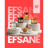 Gelincik 4'lü Set Kremlebi+ Siyah Haşhaş Ezmesi 320GR+ Antep Fıstığı KREMASI200G+ Şekerli Haşhaş Ezmesi 320GR - 320 gr